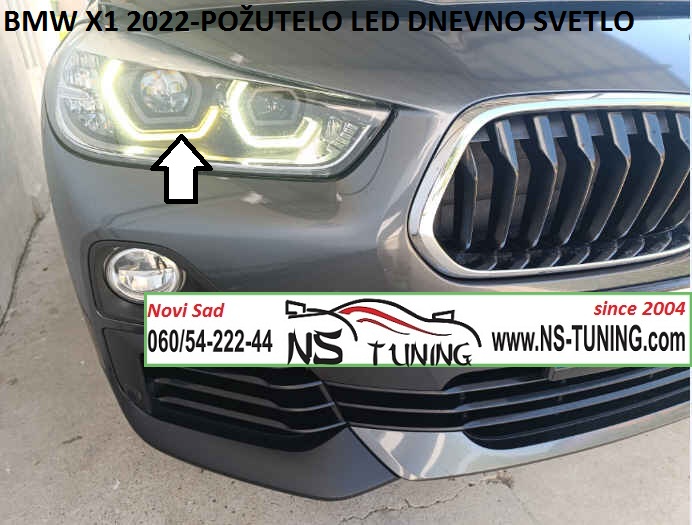 bmw x1 f48 2020 2021 zuto dnevno led svetlo angel servis farova novi sad ns tuning